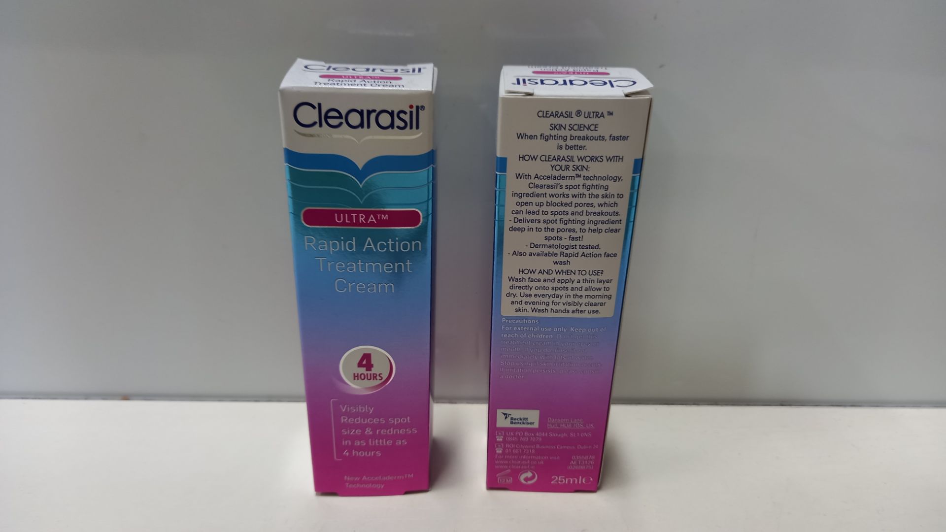 25 X BRAND NEW CLEARASIL ULTRA RAPID ACTION TREATMENT CREAM (25ML) - PICK LOOSE