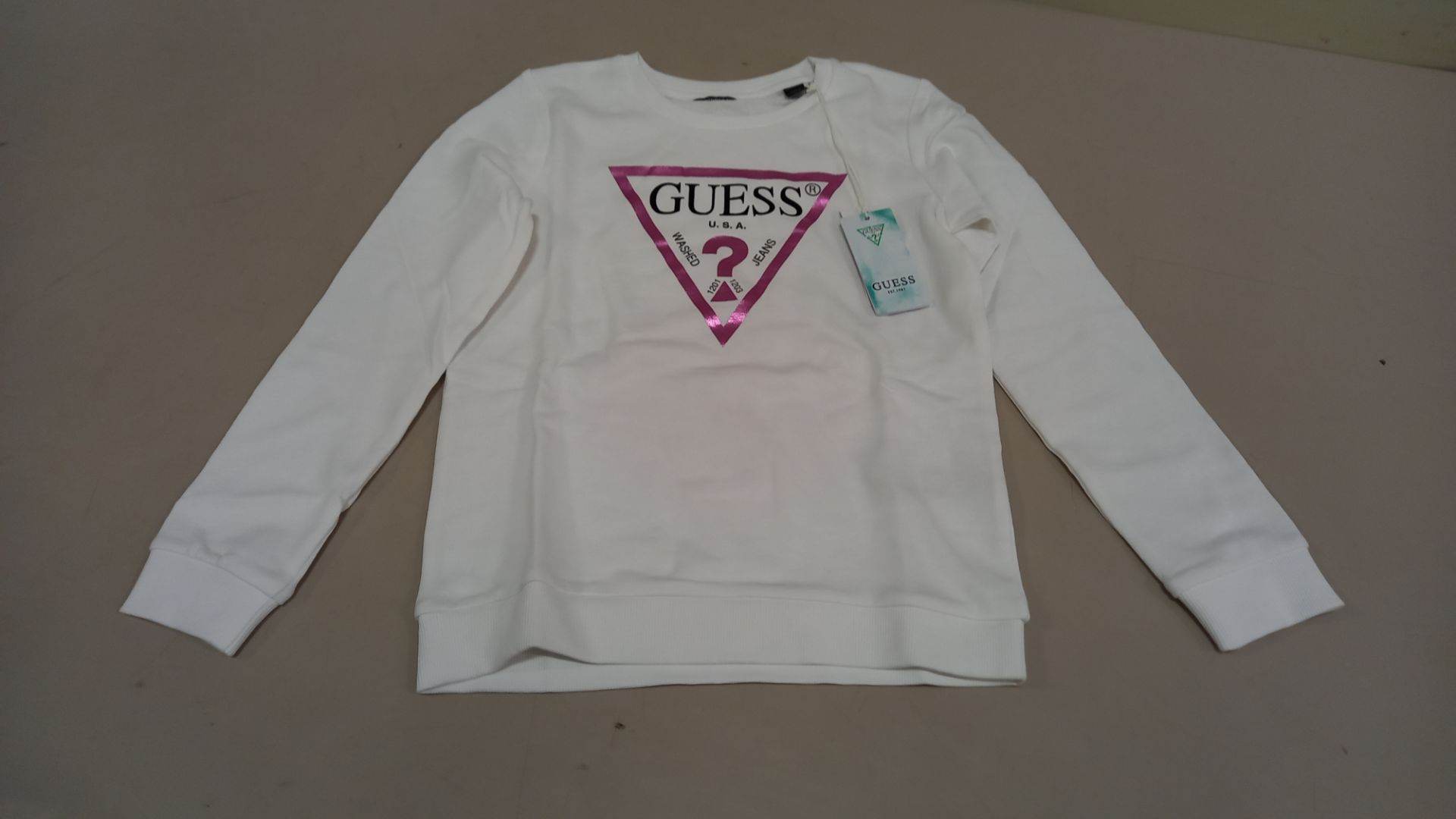 20 X BRAND NEW GUESS SWEATSHIRTS - SIZE UK 16 RRP €34.90