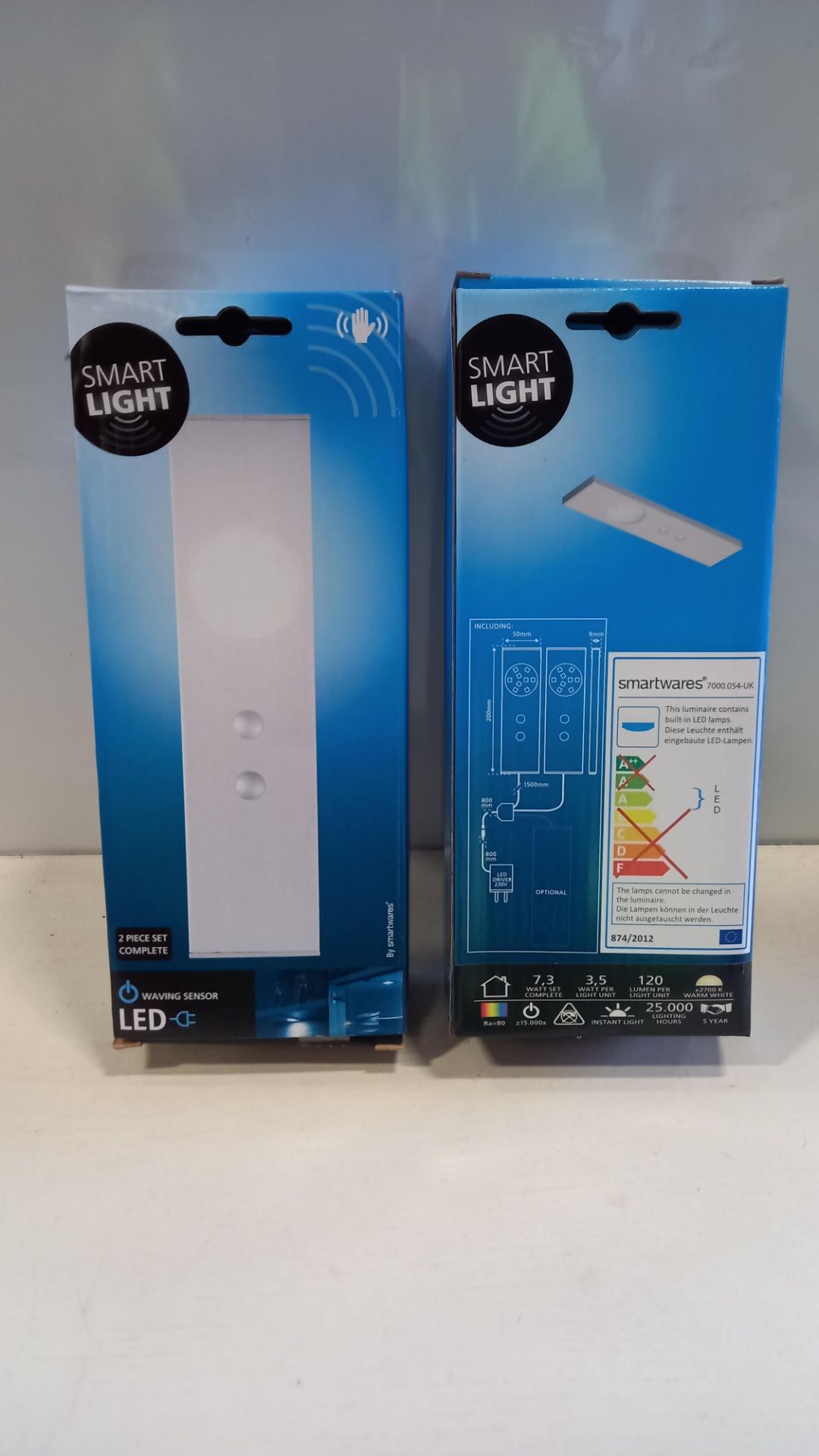 64 X BRAND NEW SMART LIGHT LED ( WAVING SENSOR ) ( SAP NO 10.900.64) CABINET LIGHTS