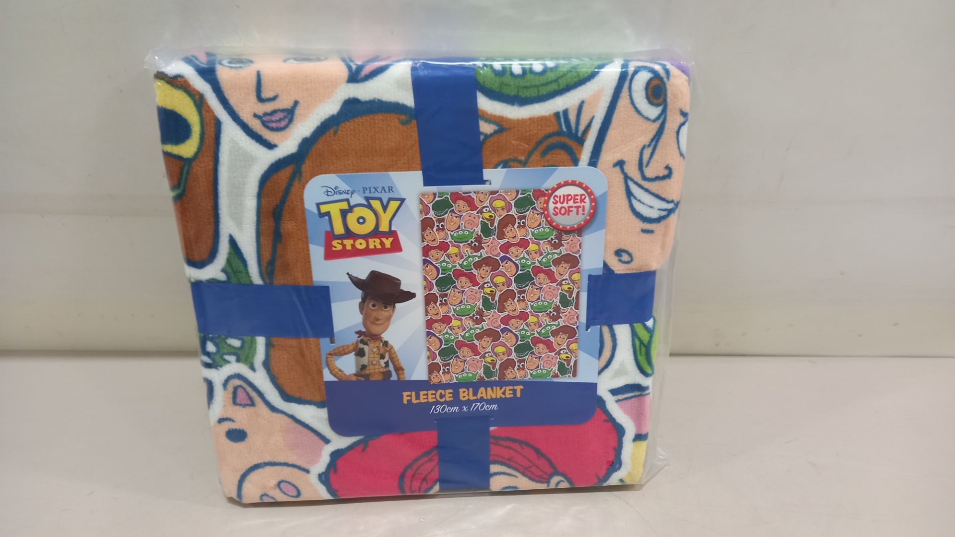 66 X BRAND NEW DISNEY PIXAR TOY STORY FLEECE BLANKET (130CK X 170CM) MACHINE WASHABLE ( SUPER SOFT )