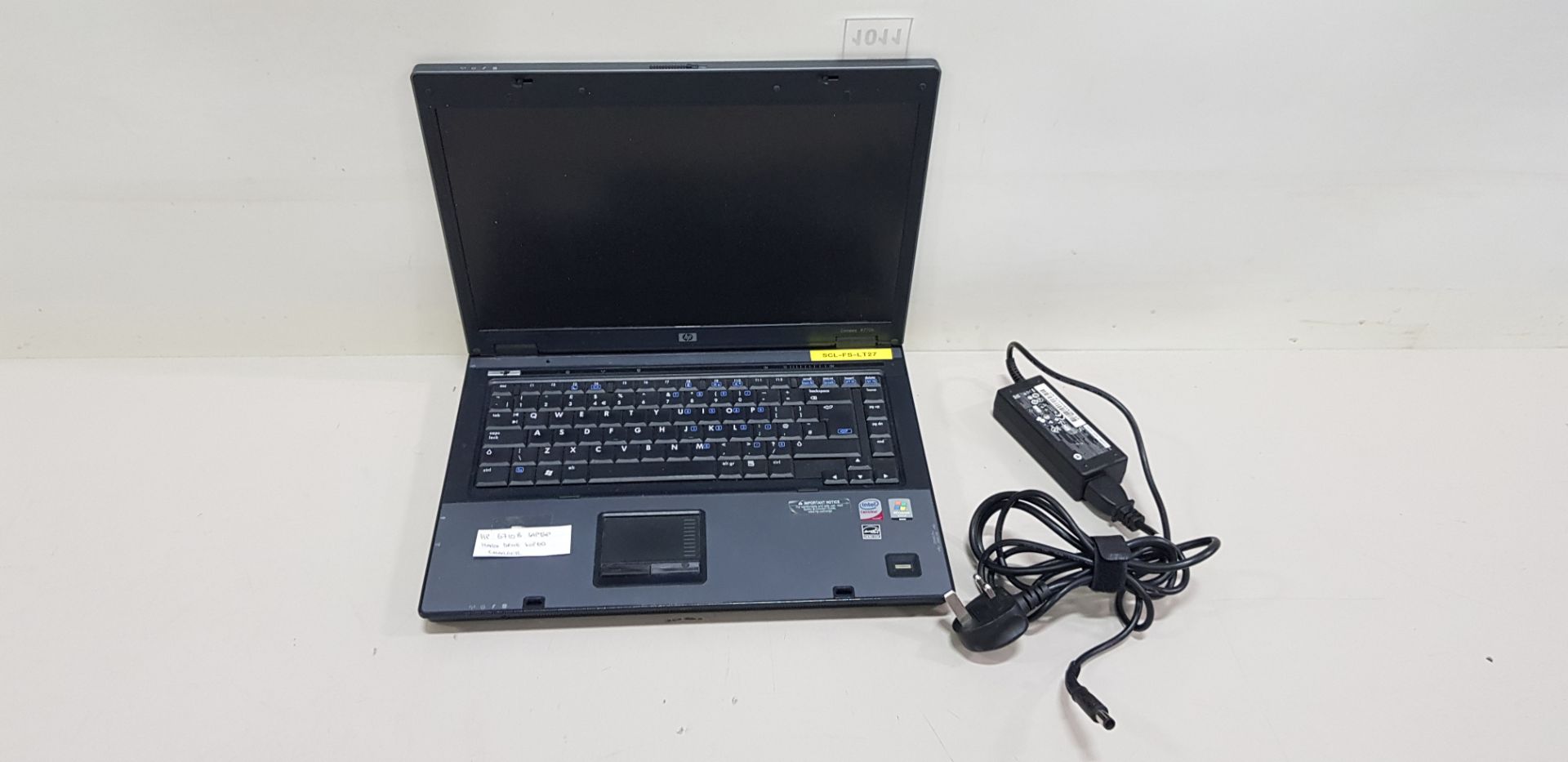 HP 6710 B WITH WINDOWS VISTA LAPTOP - HARD DRIVES WIPED - COMES WITH CHARGER
