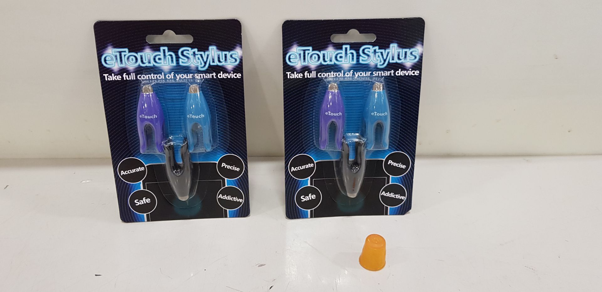 192 X BRAND NEW ETOUCH STYLUS ( IDEAL FOR GAMING OR WORK ON A PHONE OR TABLET ( IN 2 BOXES )