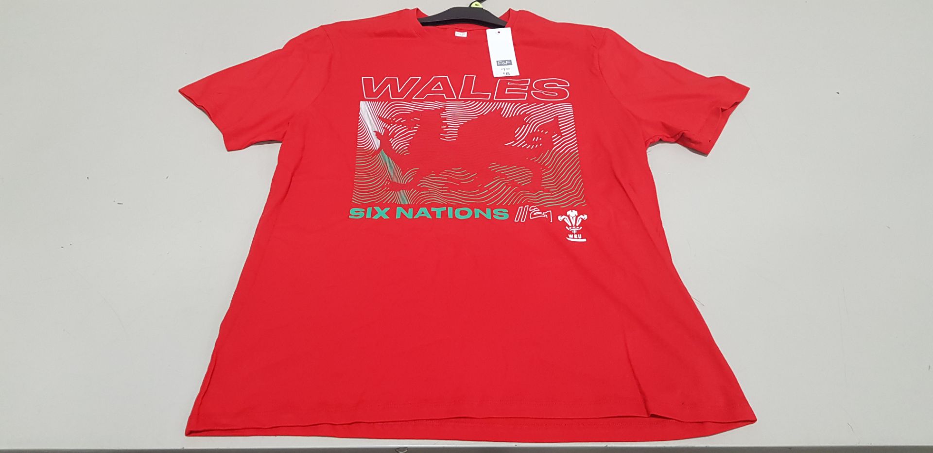 200 X BRAND NEW SIX NATIONS 2021 WALES RUGBY SHIRTS SIZE 3XL