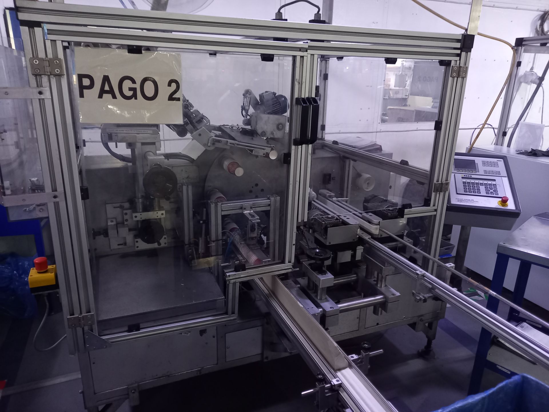 PAGO No.2 SYSTEM 270 STAINLESS STEEL AUTOMATIC LABELLING MACHINE WITH VERTICAL INTERCHANGEABLE - Image 2 of 2