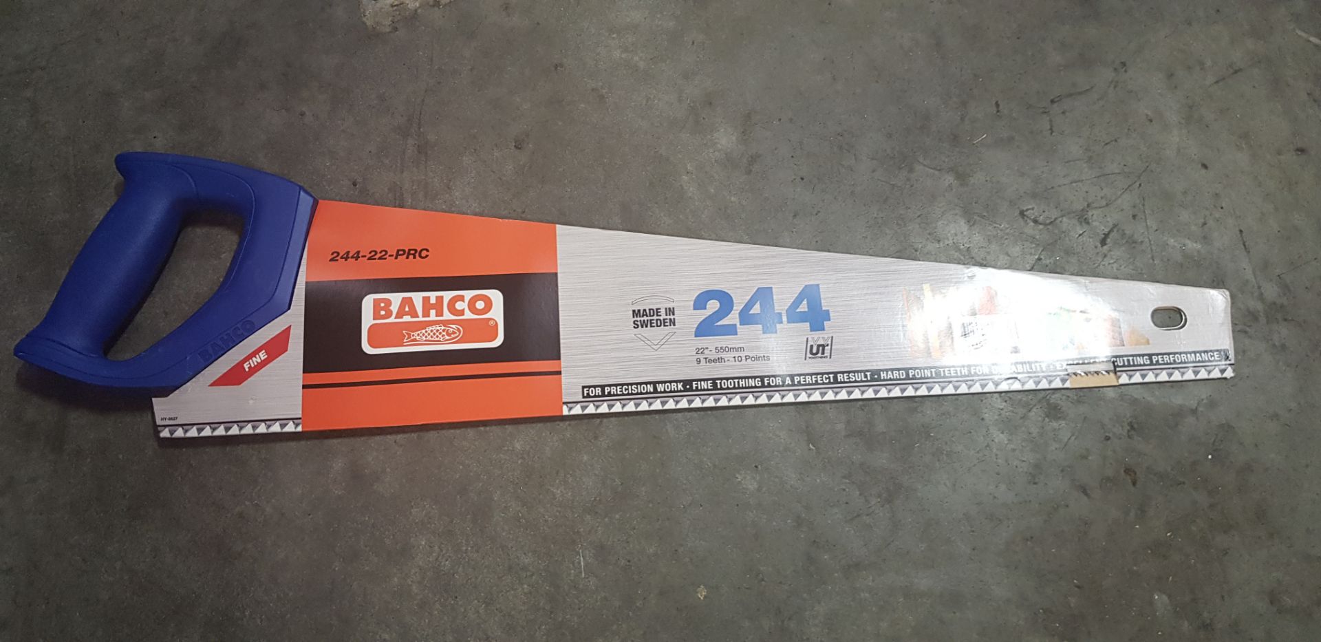 39 X BRAND NEW BAHCO 244-22-PRC PRECISION SAW 22 - 550mm 9 TEETH 10 POINTS