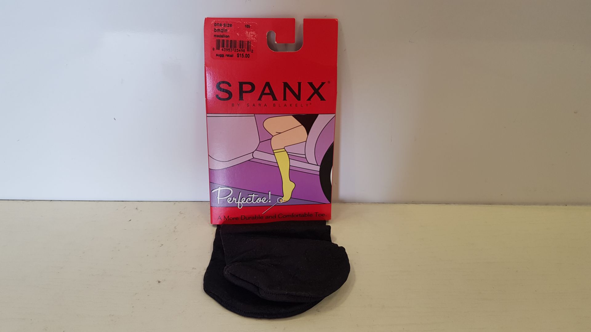 60 X BRAND NEW SPANX MEDALLION HALF STOCKINGS IN ONE SIZE RRP $15.00 (TOTAL RRP $900.00)