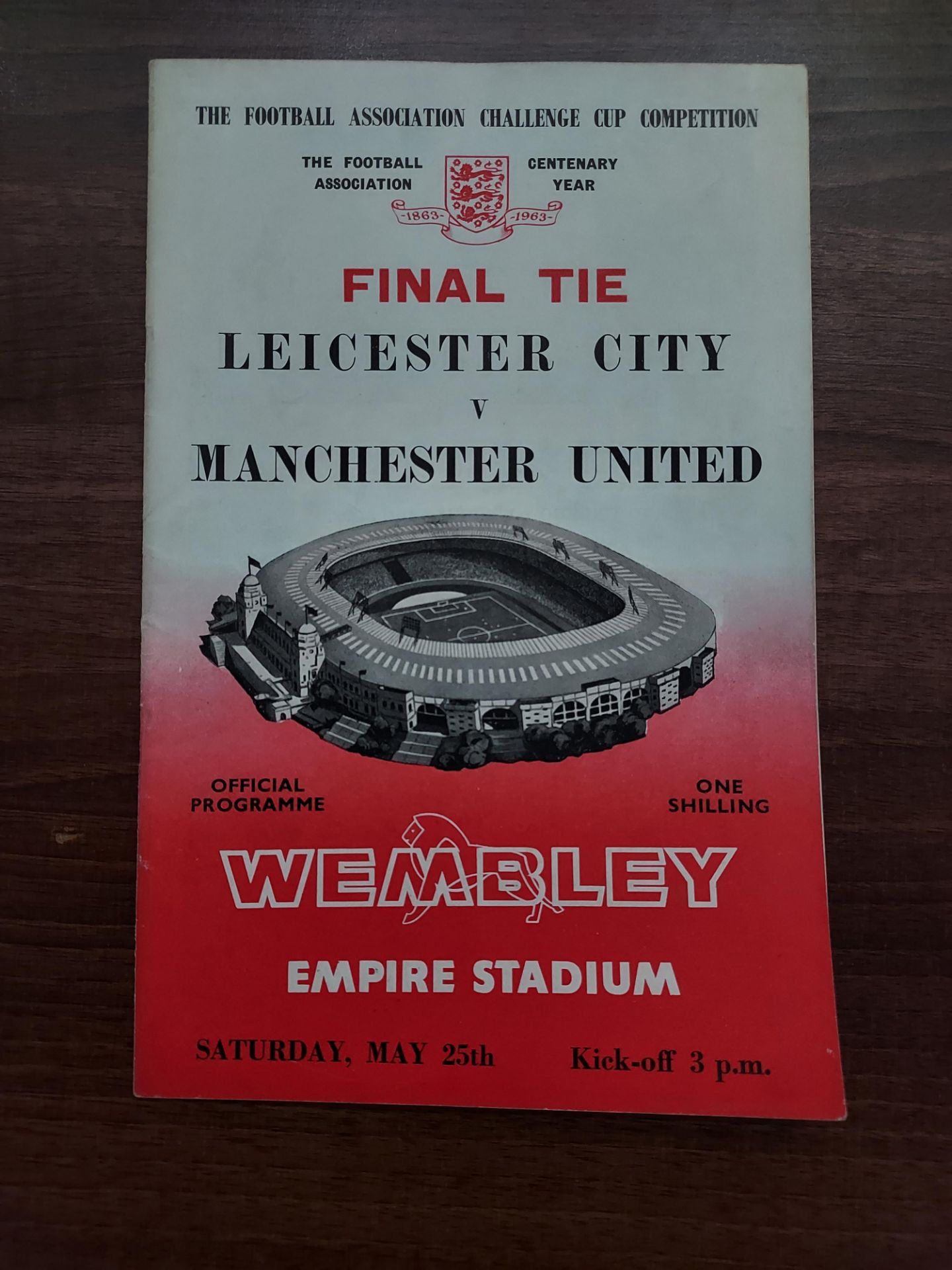MANCHESTER UNITED LEICESTER (FAC FINAL) 1962/63