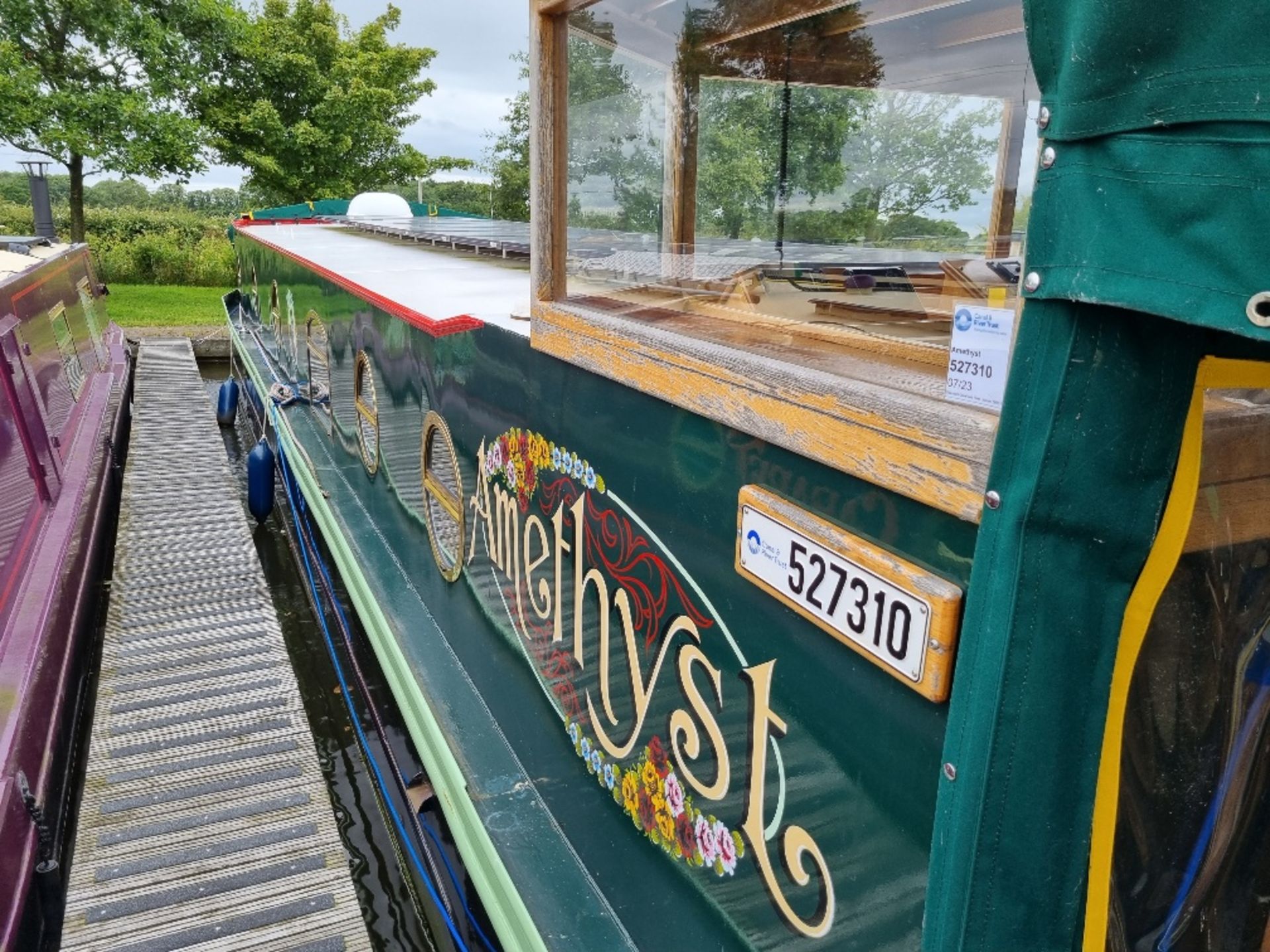 AMETHYST 55FT WIDEBEAM CANAL BOAT