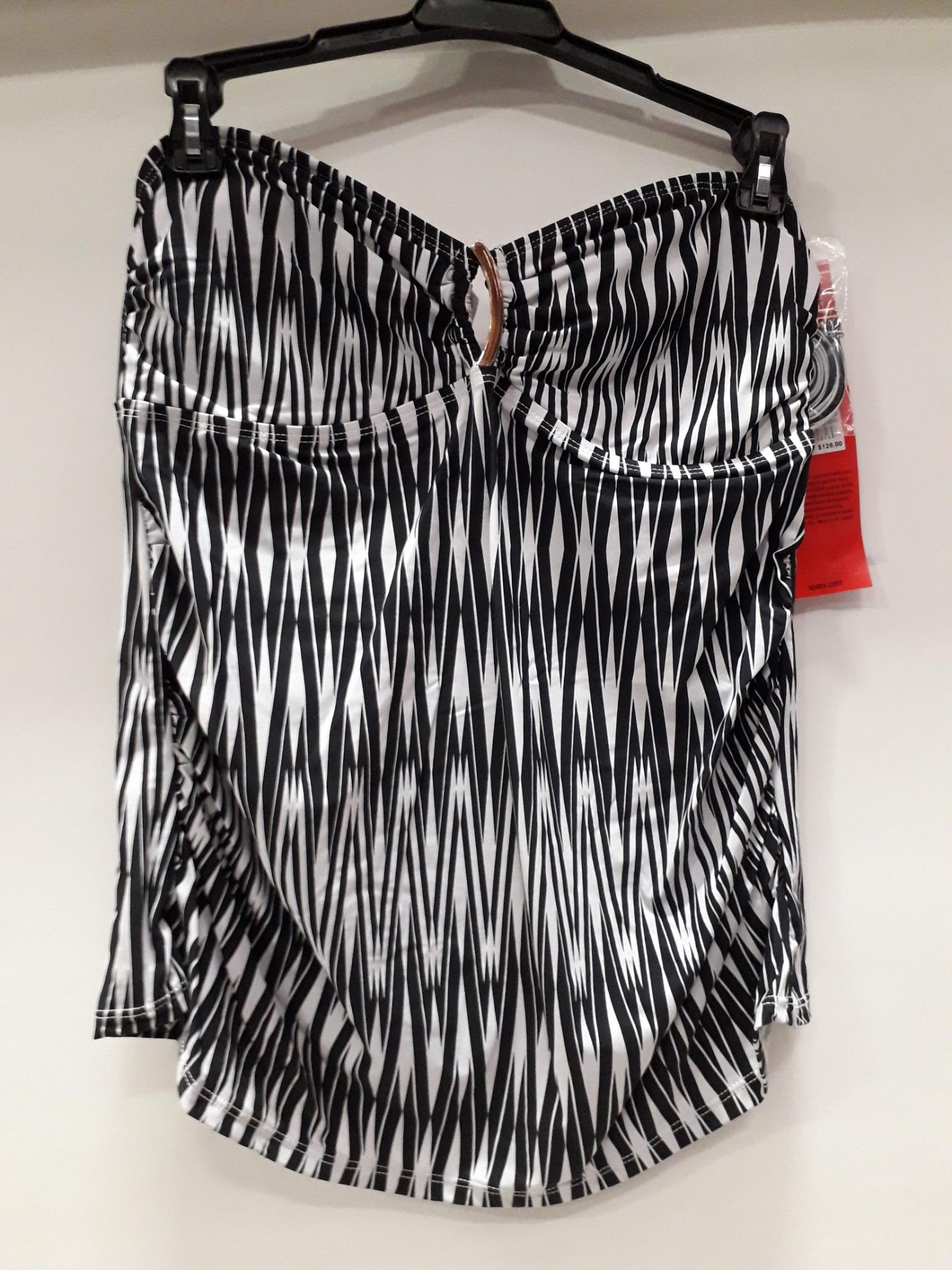 11 X BRAND NEW SPANX LOOP TANKINI IN ZIGZAG ZEBRA STYLE SIZE (10 ) - RRP $ 128.00 TOTAL RRP $ 1408.