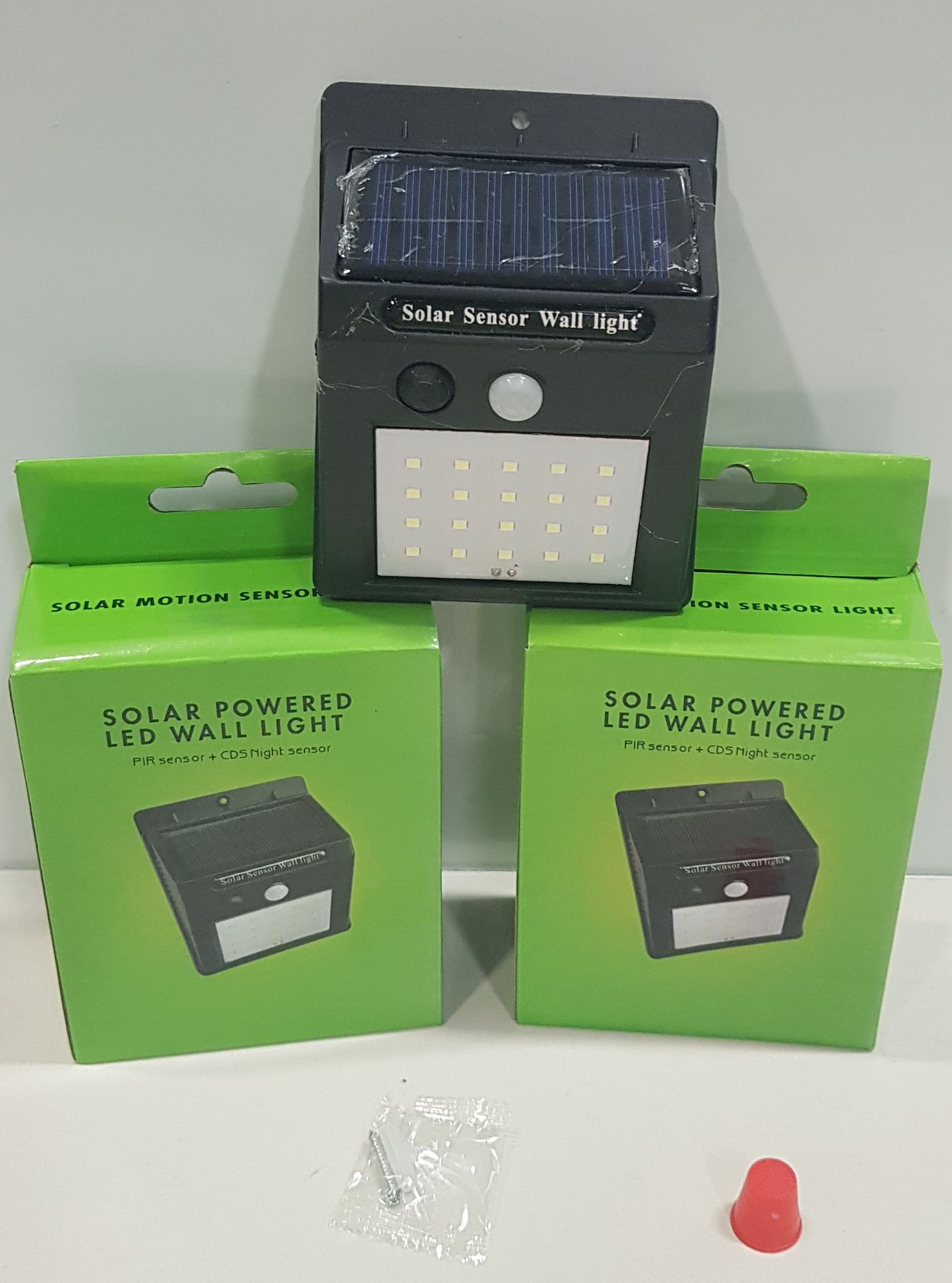 20 X BRAND NEW DREIBACH 20 LED SOLAR MOTION SENSOR LIGHTS -SKU - DB8572 (PICK LOOSE)