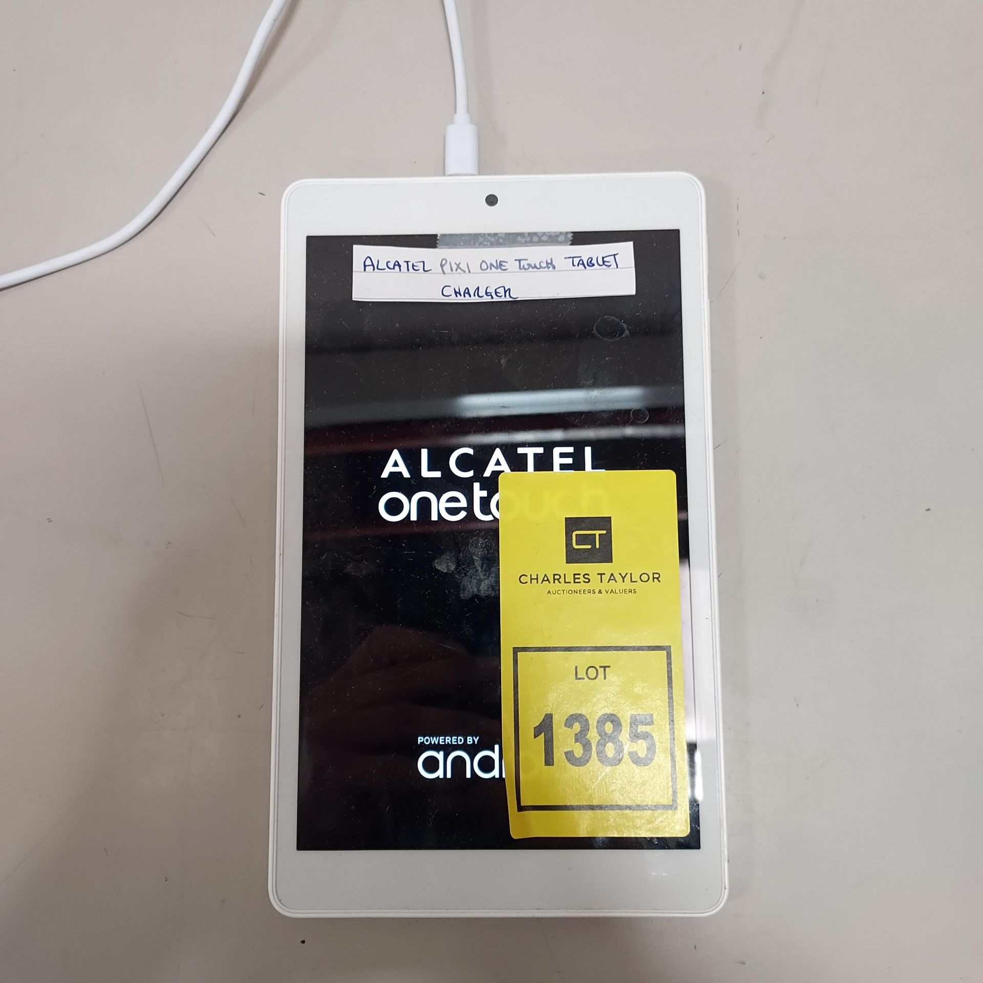 1 X ALCATEL PIXI ONE TOUCH TABLET - WITH CHARGER