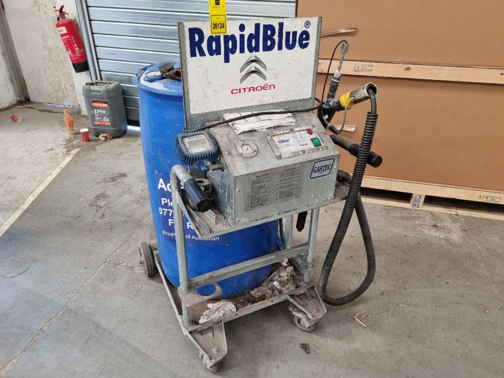 GARTEC AD BLUE FILLING SYSTEM AND TROLLEY