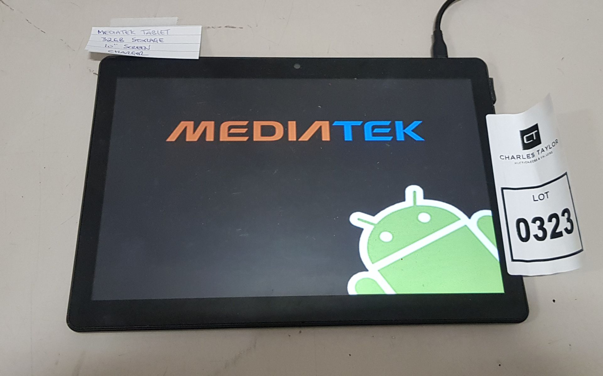 1 X MEDIATEK TABLET - 32GB STORAGE - 10 SCREEN - WITH CHARGER