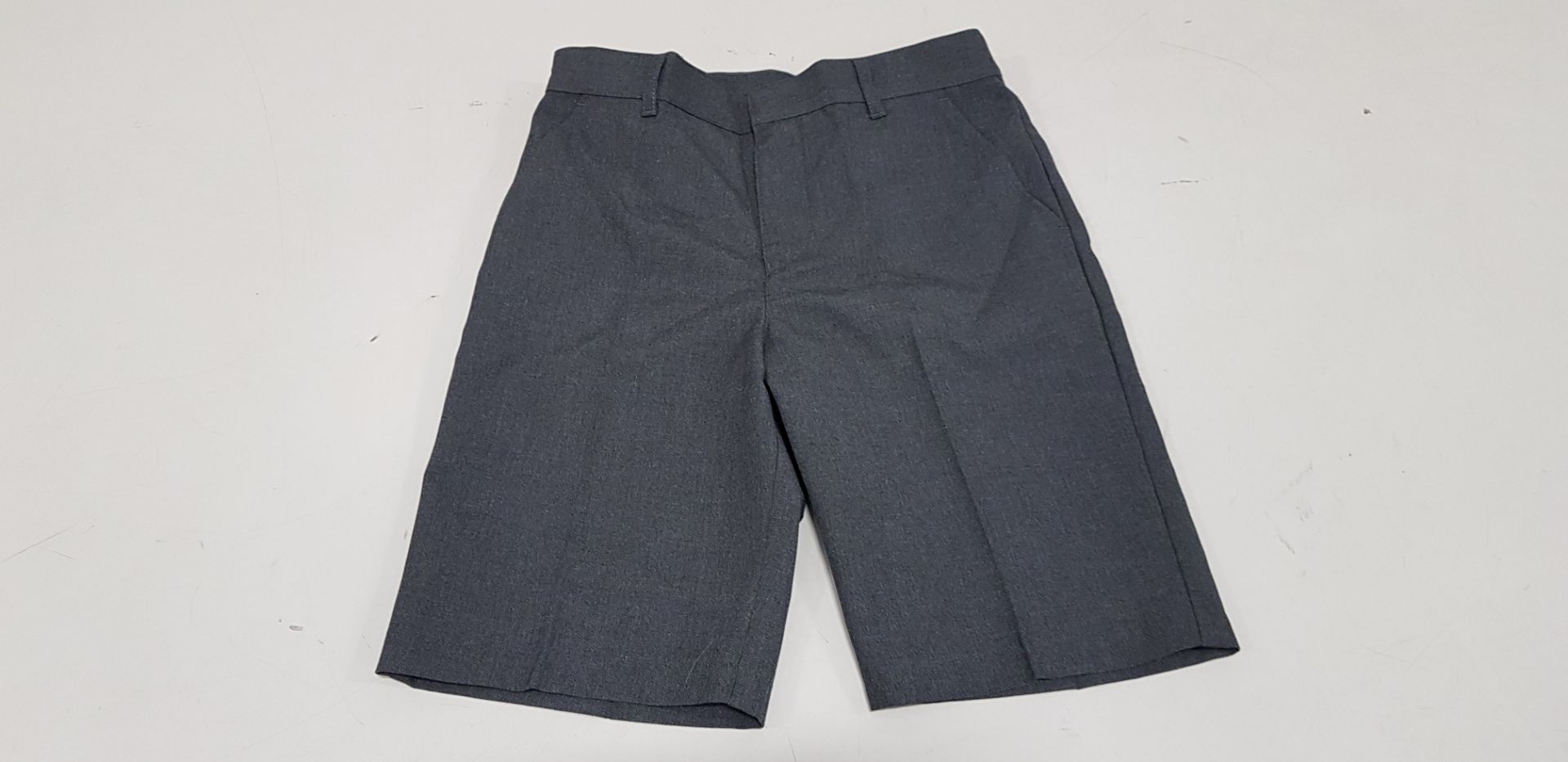 60 X BRAND NEW F&F PACKS OF 2 REGULAR FIT GREY BOYS SHORTS ALL IN SIZE (11-12 YRS ) RRP £ 11 .00 (