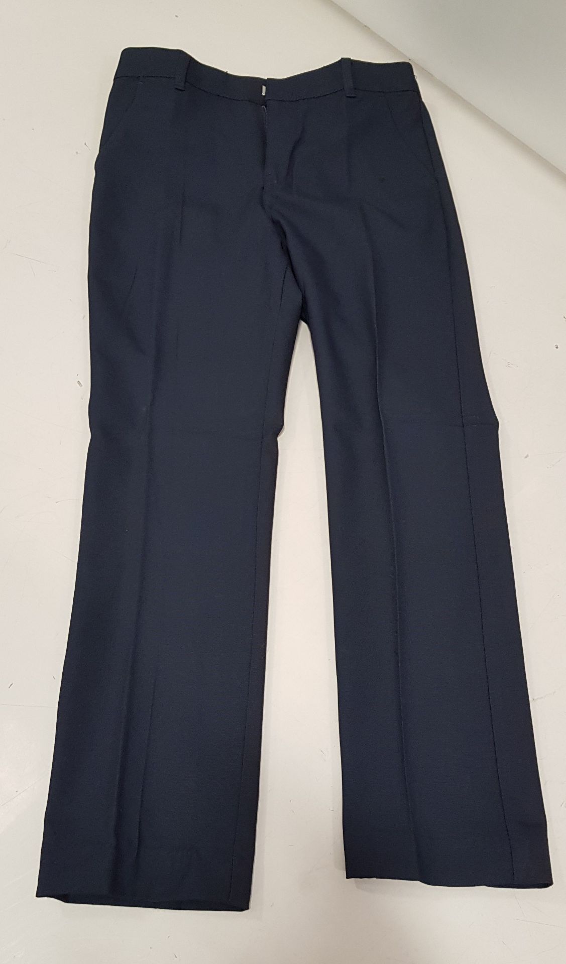 60 X BRAND NEW F&F PACKS OF 2 SLIM FIT BOYS TROUSERS IN NAVY ALL IN SIZES 9-10 YRS ( RRP £9.00 -