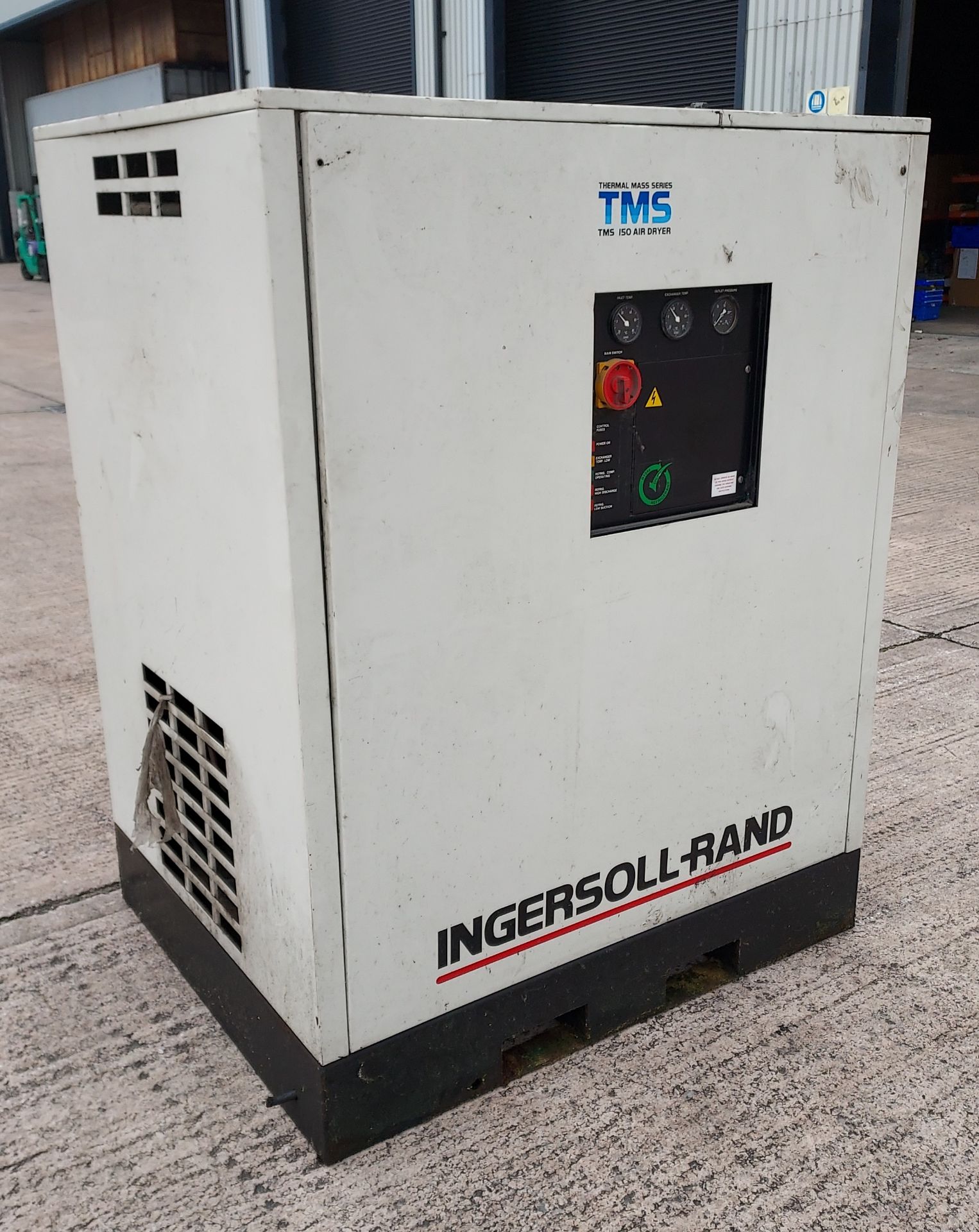 INGERSOLL RAND TMS 150 PACKAGED AIR DRYER S/N 150 9507005, 3 PHASE