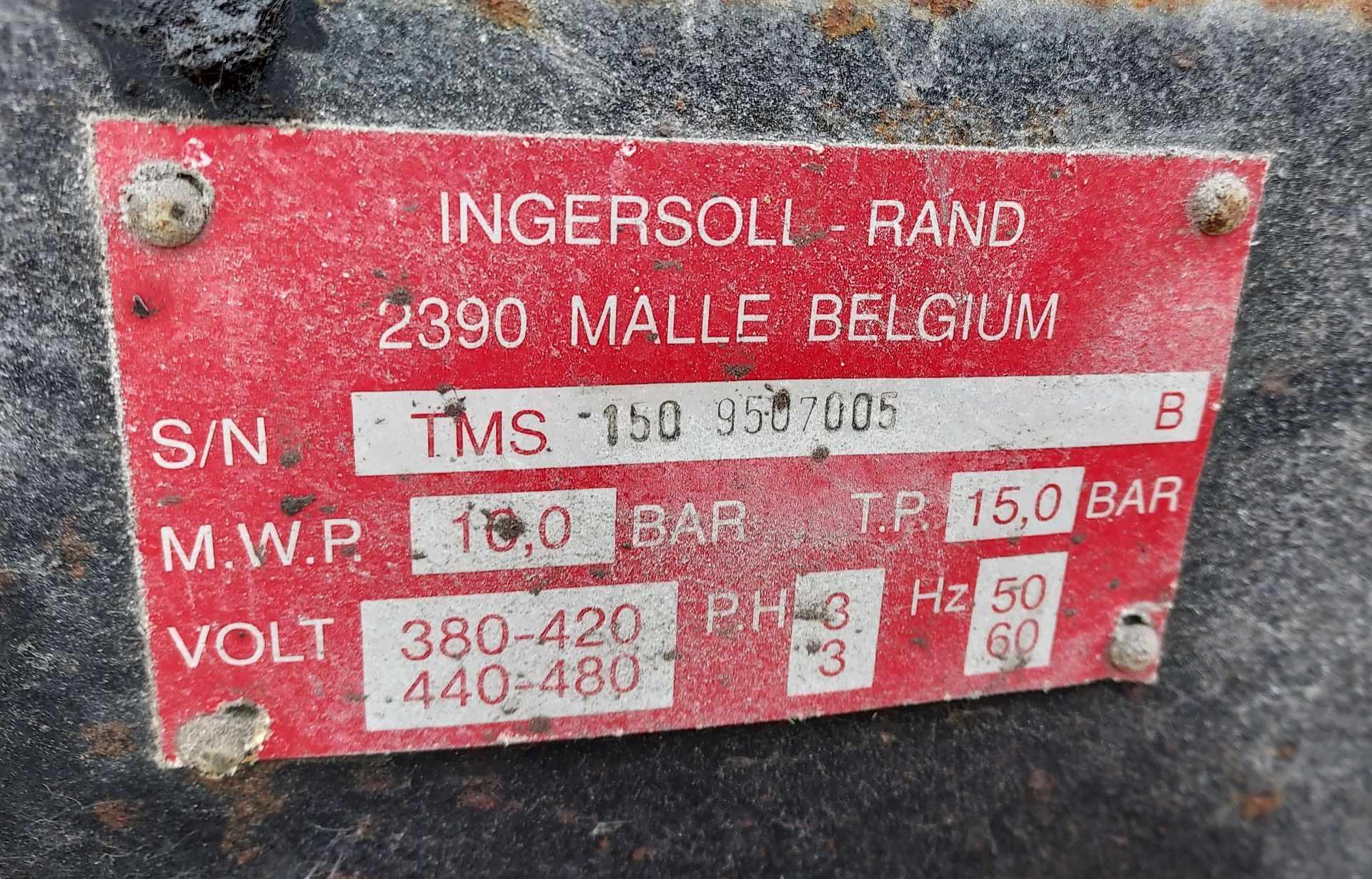 INGERSOLL RAND TMS 150 PACKAGED AIR DRYER S/N 150 9507005, 3 PHASE - Image 5 of 6