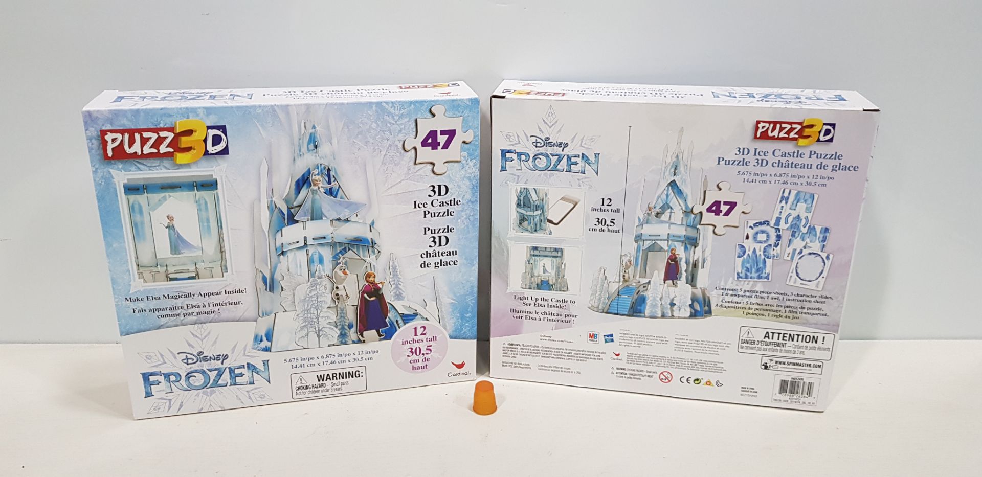 40 X BRAND NEW DISNEY FROZEN PUZZ3D - 3D ICE CASTLE PUZZLE - IN 10 CARTONS