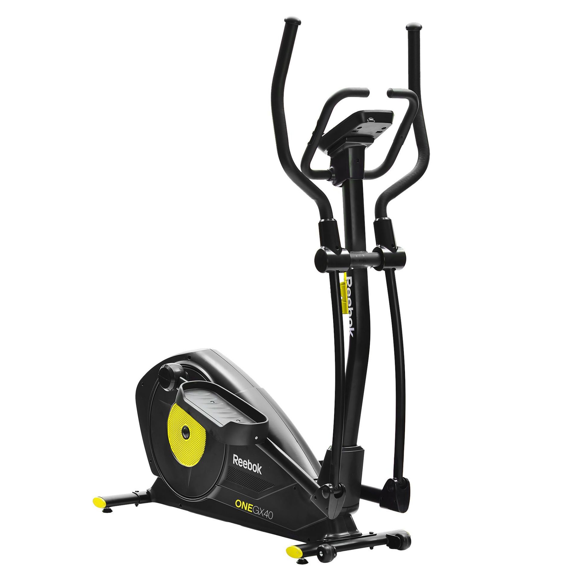 1 X BRAND NEW REEBOK ONE GX40 CROSSTRAINER IN BLACK/YELLOW - PLEASE NOTE BOX IS DAMAGED - Image 2 of 2