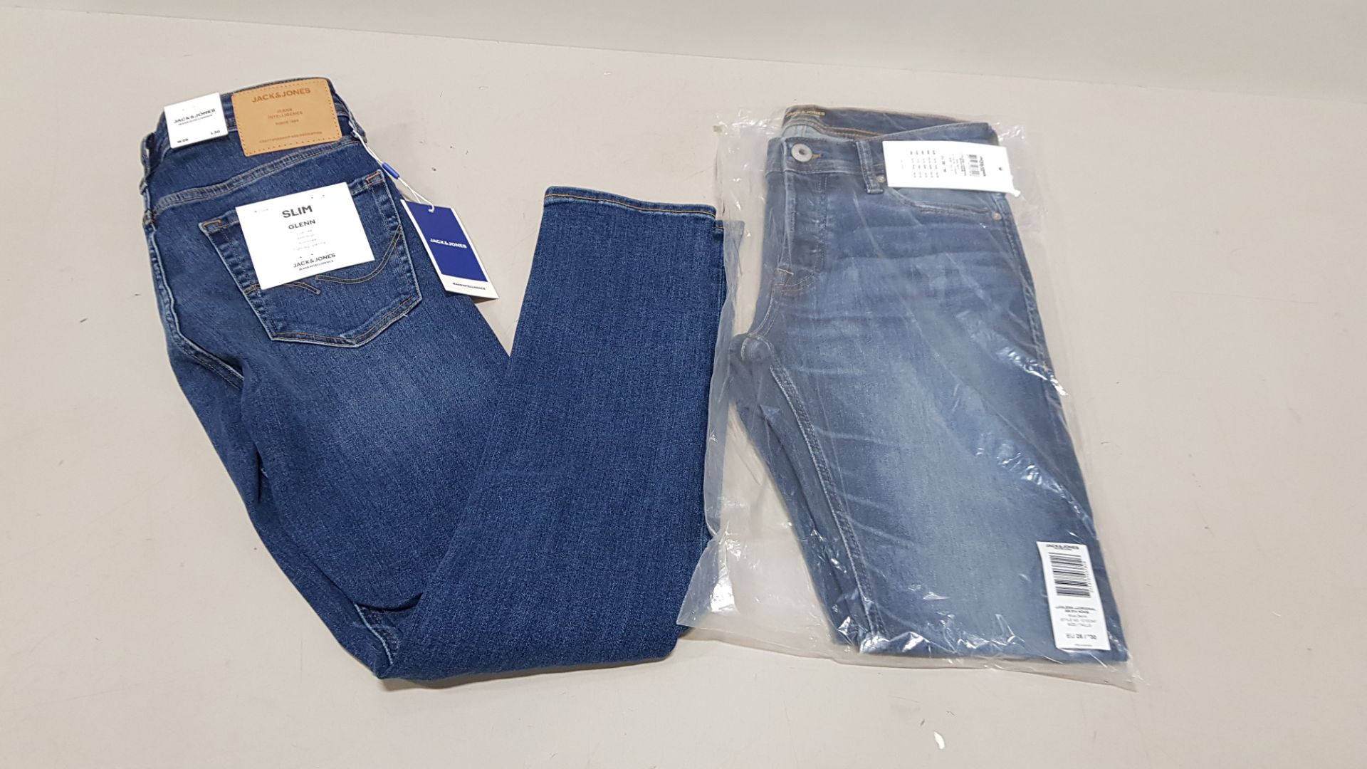 6 X JACK AND JONES BLUE DENIM JEANS SIZE 29/30