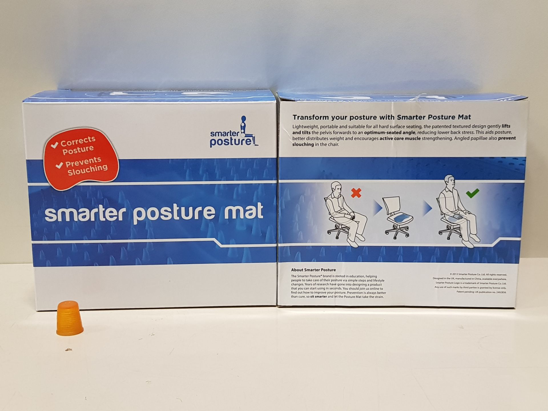 60 X BRAND NEW SMARTER POSTURE MAT IN RETAIL BOX - TO AID SEATING POSTURE - IN 10 CARTONS - Image 4 of 4