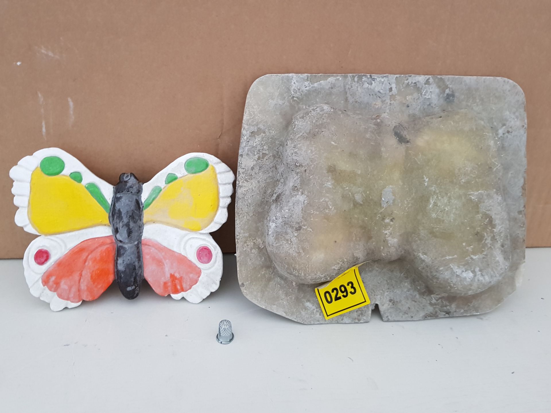 23CM MEDIUM BUTTERFLY MASTER CAST WITH LATEX SLIP & FIBRE GLASS MOULD (FOR CASTING PRODUCT TO RETAIL