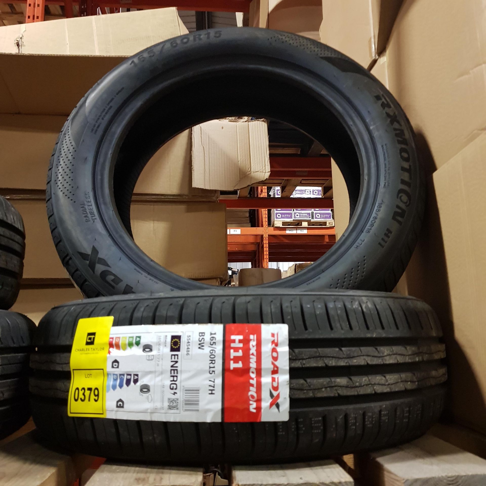 2 X BRAND NEW ROAD X RXMOTION H11 TYRES 165/60R15 77H BSW