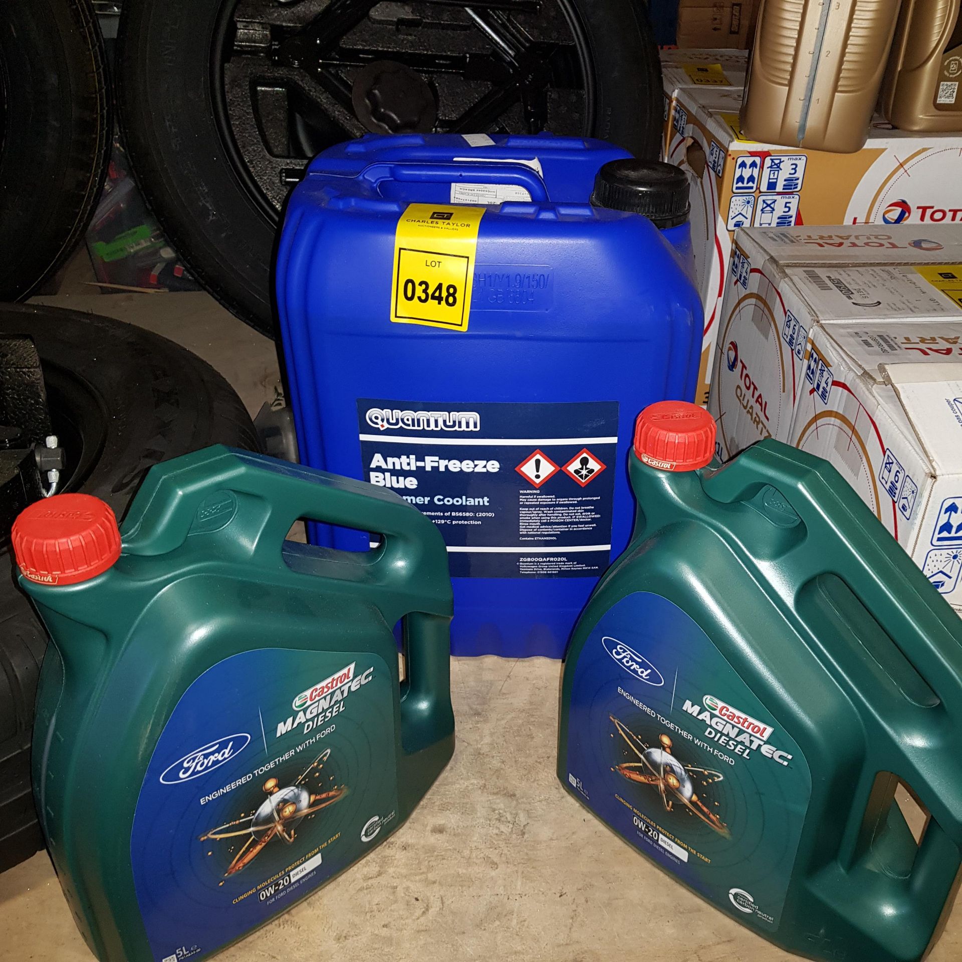 2 X BRAND NEW CASTROL MAGNATEC DIESEL 0W-20 5L (ENGINEERED TOGETHER WITH FORD) AND 1 X BRAND NEW