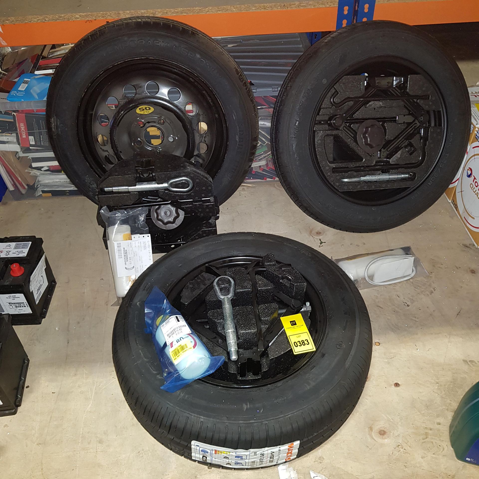 3 X BRAND NEW SPARE TYRES WITH STEEL WHEELS TO CONTAIN: 1 X MAXXIS ME3 185/70R14 88T (WHEEL HAS 4