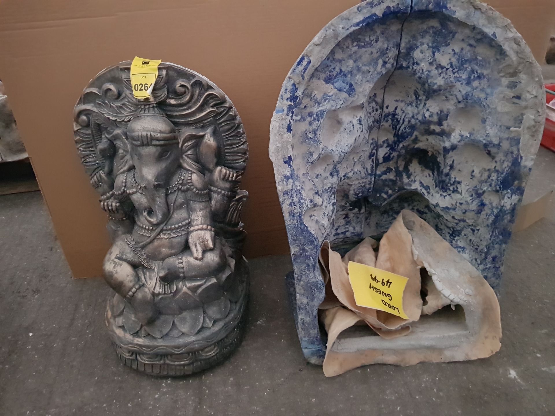 60CM LORD GNESH MASTER CAST WITH LATEX SLIP & FIBRE GLASS MOULD (FOR CASTING PRODUCT TO RETAIL £49.