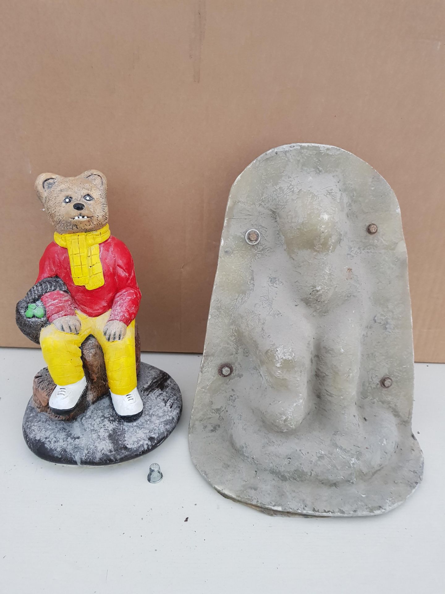 34CM BORIS THE BEAR MASTER CAST WITH LATEX SLIP & FIBRE GLASS MOULD (FOR CASTING PRODUCT TO