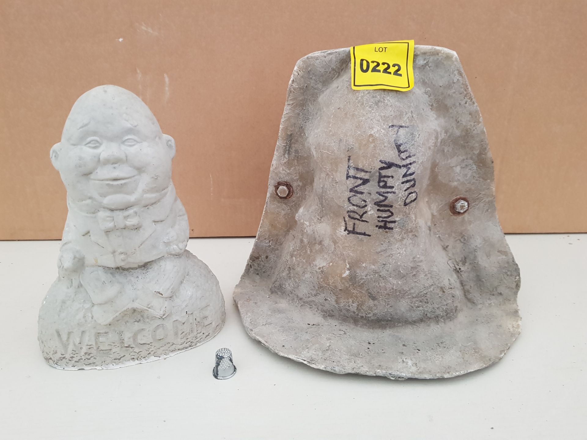 22CM HUMPTY DUMPTY WELCOME MASTER CAST WITH LATEX SLIP & FIBRE GLASS MOULD (FOR CASTING PRODUCT TO