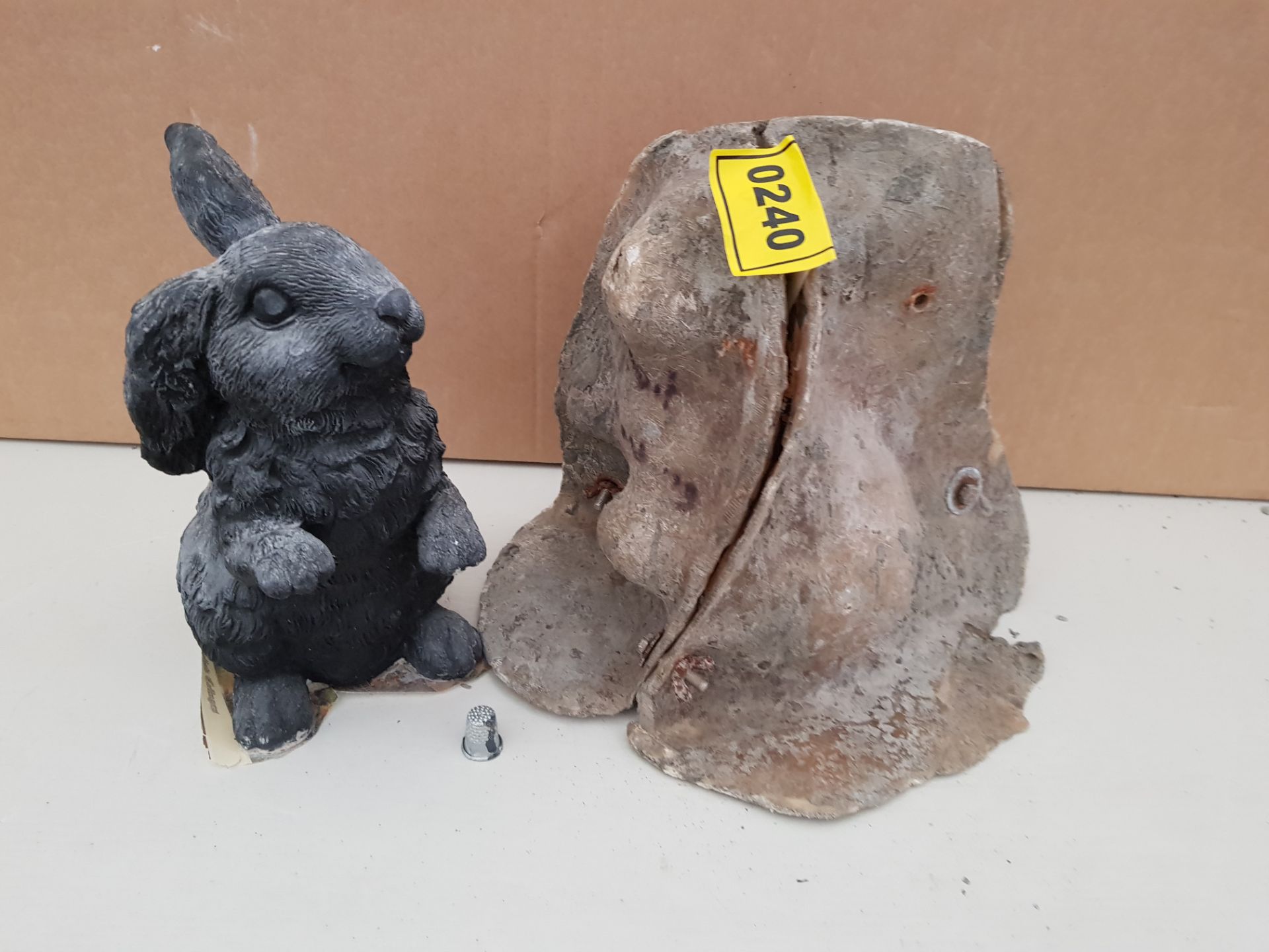 23CM STANDING RABBIT MASTER CAST & FIBRE GLASS MOULD (FOR CASTING PRODUCT TO RETAIL £14.99 )