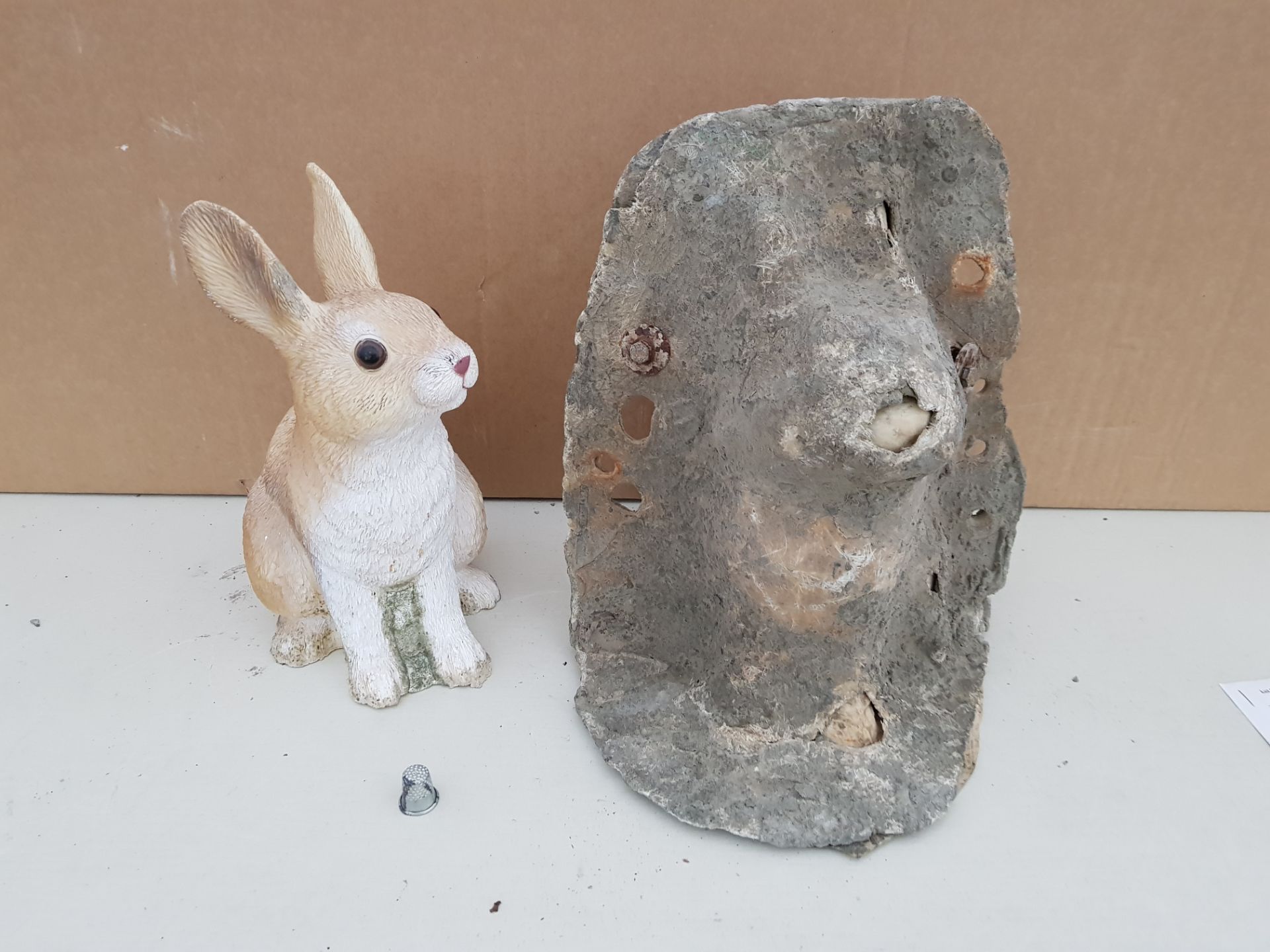 26CM RABBIT STANDING MASTER CAST WITH LATEX SLIP & FIBRE GLASS MOULD (FOR CASTING PRODUCT TO