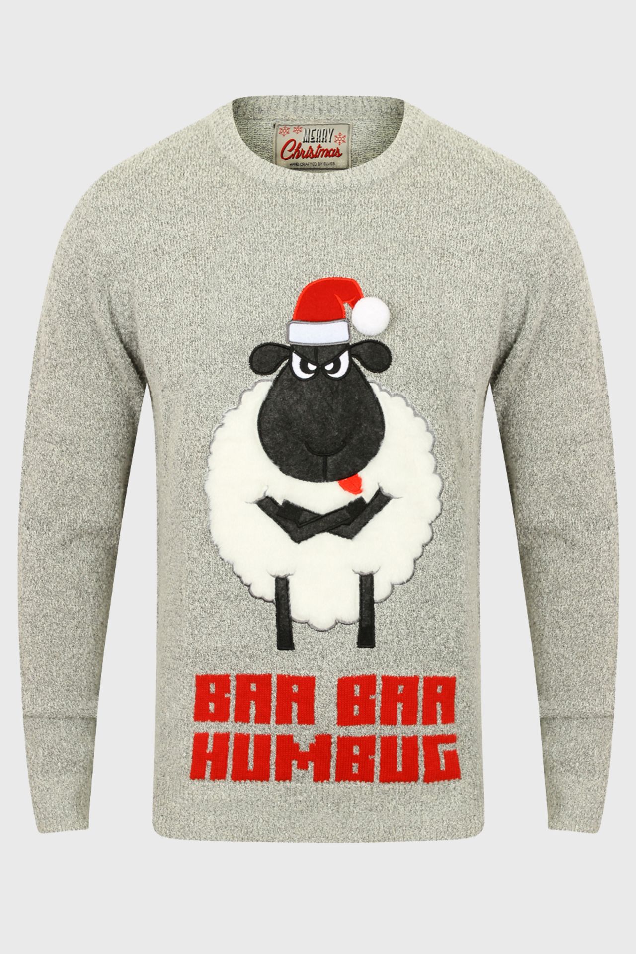 32 X BRAND NEW NOVELTY FESTIVE JUMPERS IE. BAA BAA HUMBUG (S-10), THREADBARE LIGHT UP 3D ICE BABY (