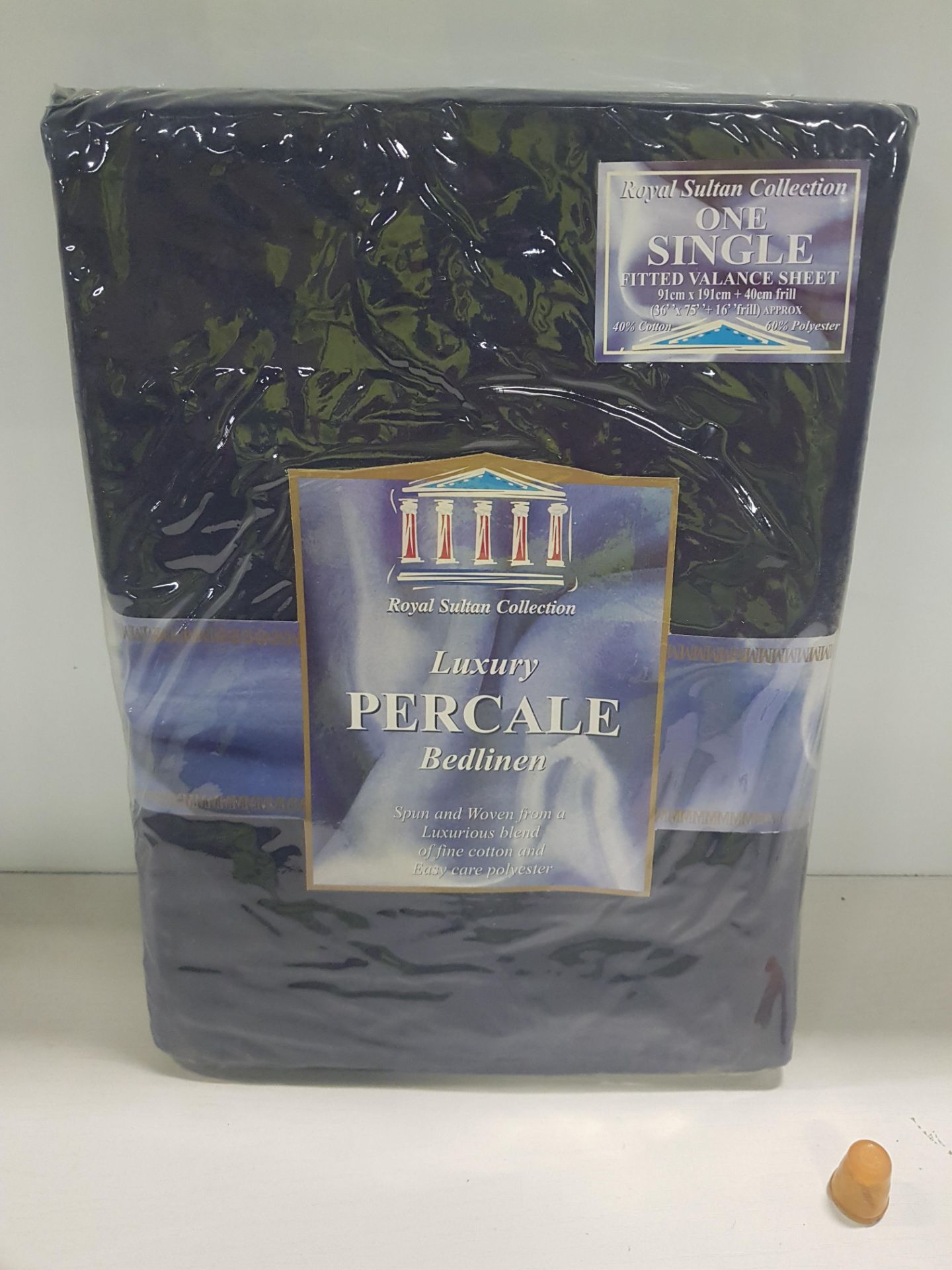 84 X BRAND NEW ROYAL SULTAN COLLECTION LUXURY PERCALE SINGLE FITTED SHEETS IN 7 BOXES - (PLEASE NOTE