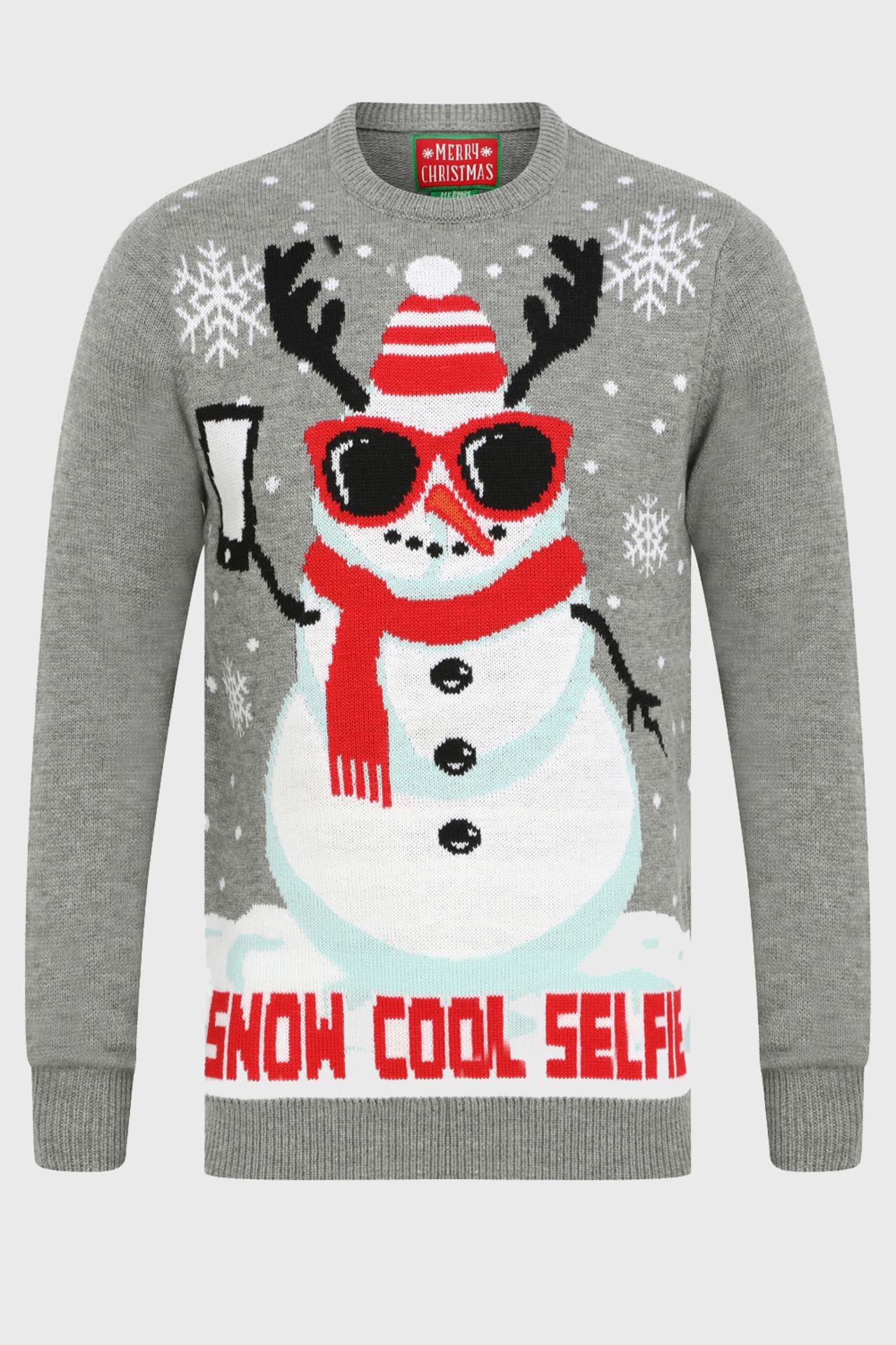 32 X BRAND NEW NOVELTY FESTIVE JUMPERS IE. THE GREATEST SNOWMAN (L-10), NAUGHTY SANTA GREY (S-8), - Image 4 of 4