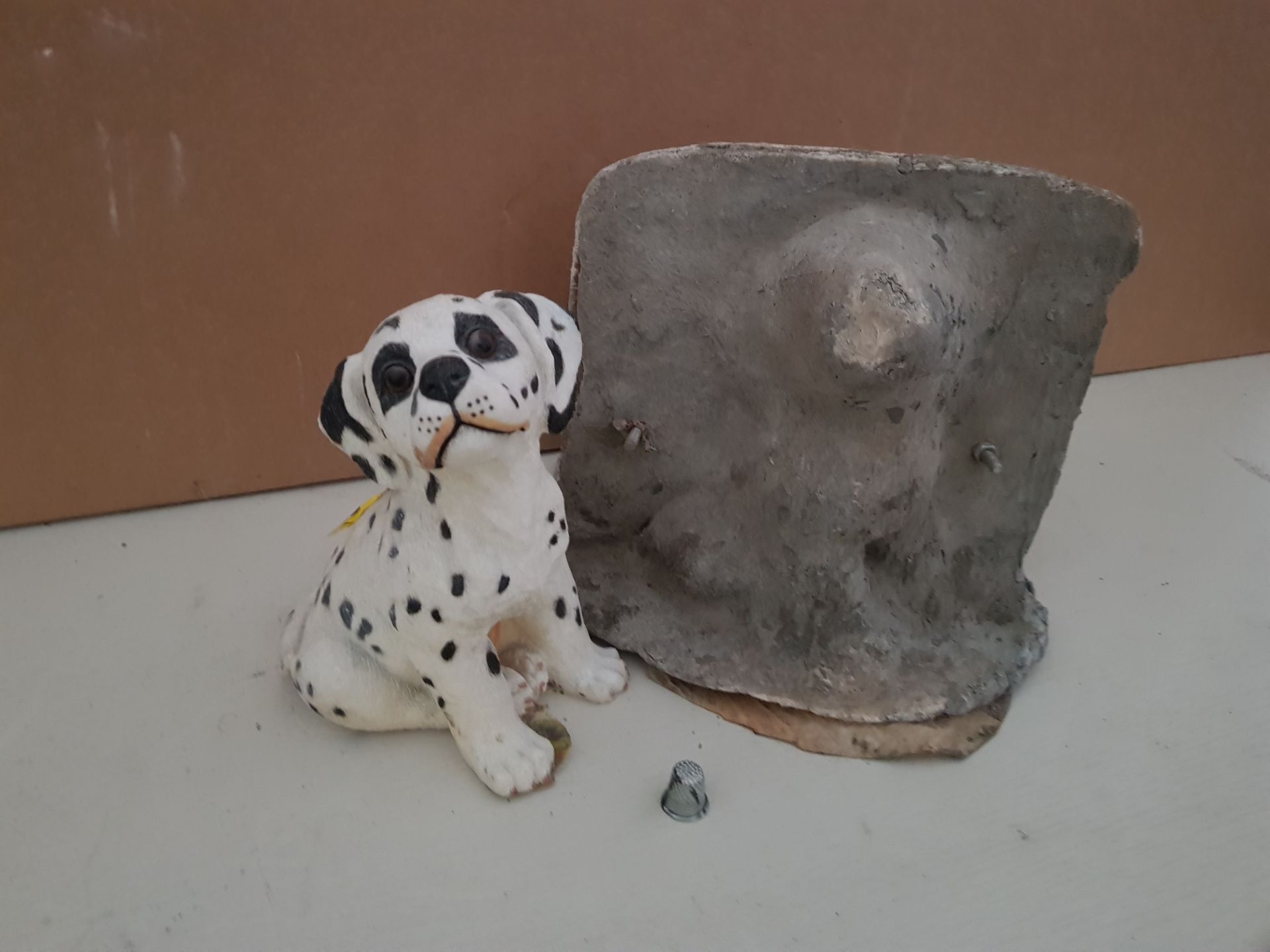 22 CM DALMATION DOG MASTER CAST WITH LATEX SLIP & FIBRE GLASS MOULD (FOR CASTING PRODUCT TO