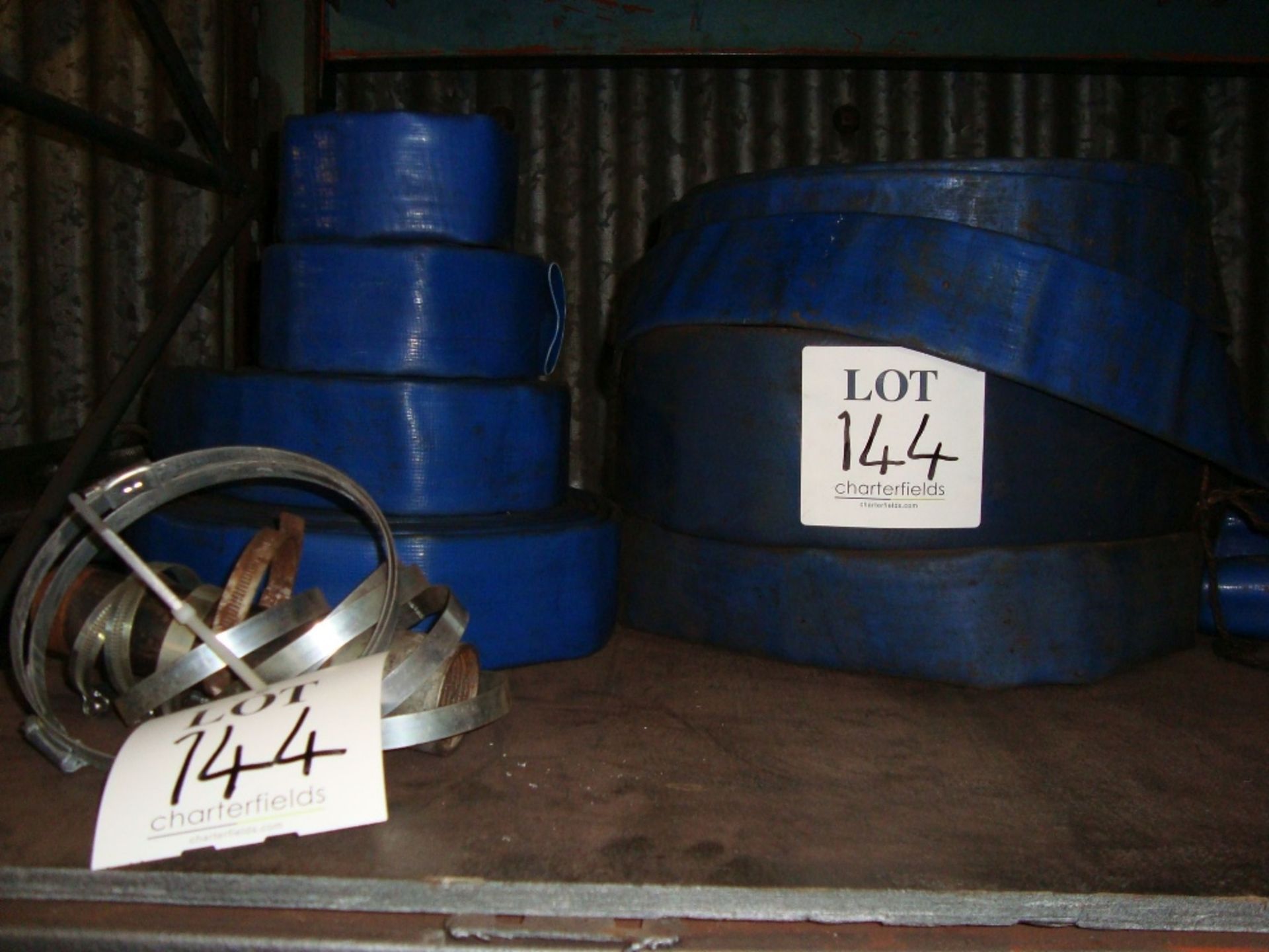 7 - Reels of various size and length lay flat hose