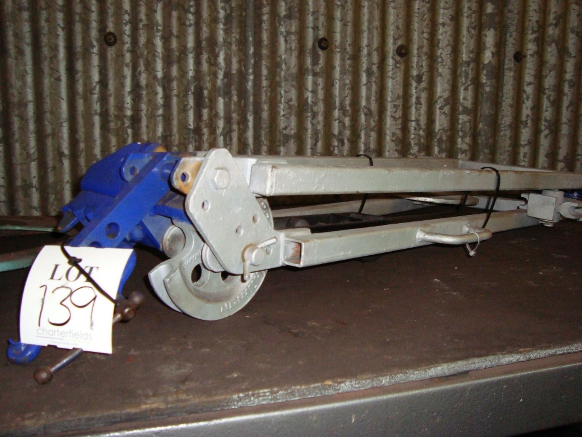 A Hilmor pipe bender with three forms, 16, 20 and 25mm