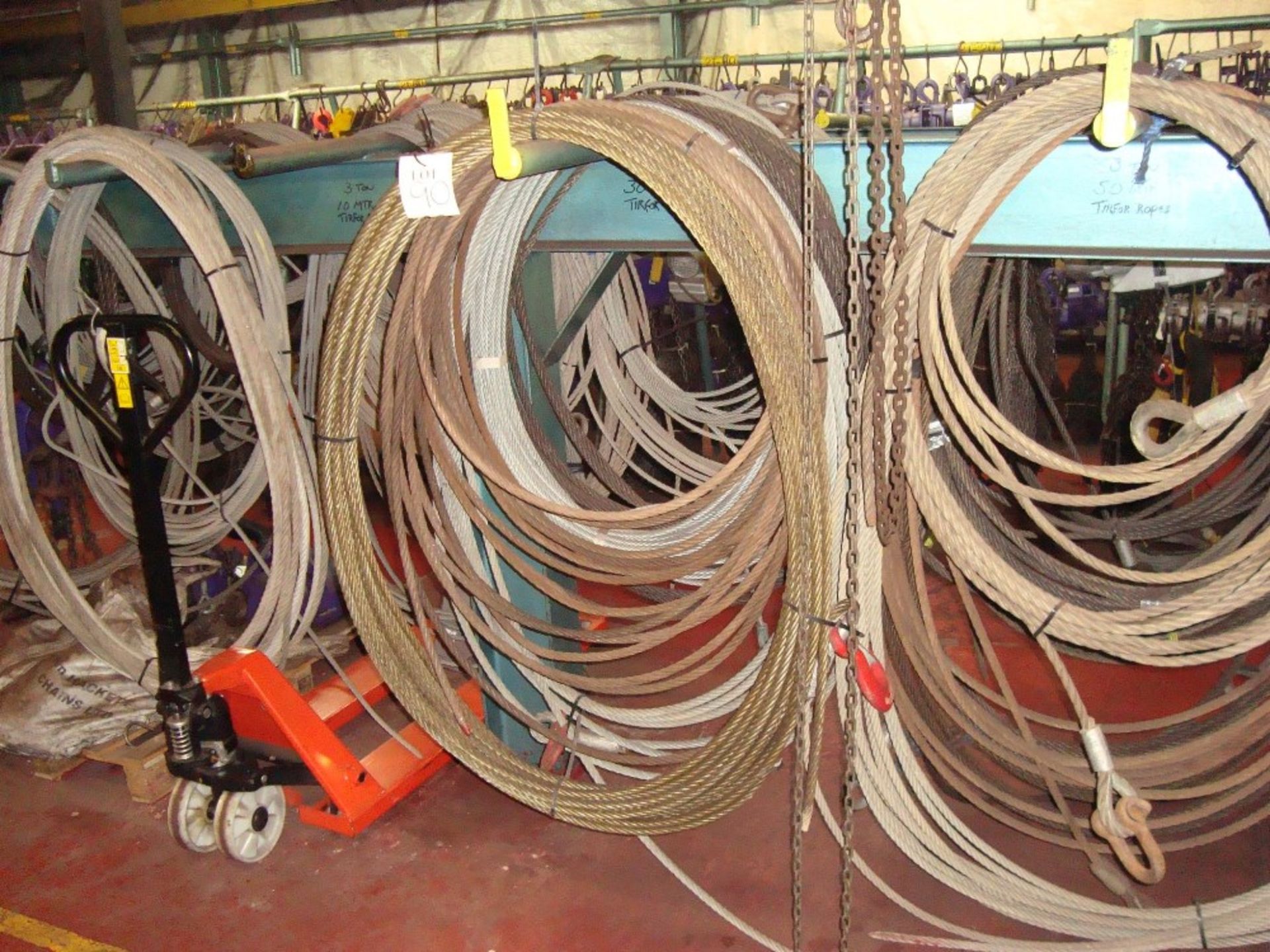 A quantity of approximately 18 Tirfor 1.5 tonne to 3 tonne pulling machines with cable stocks, as - Image 5 of 5