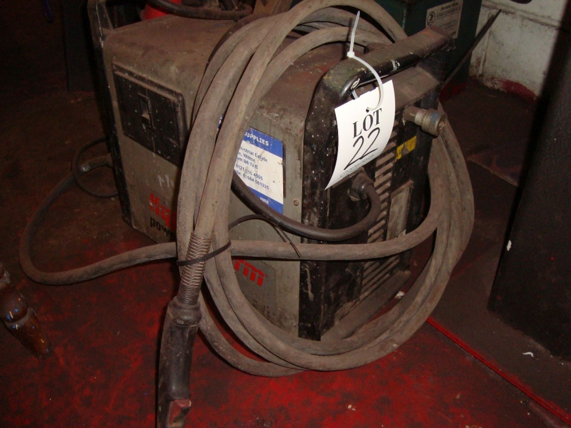 A Hypertherm Power Max 600 welding rectifier