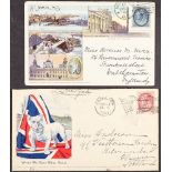 CANADA 1900 PATRIOTIC ENVELOPE Wilson Bulldog and flag "What we have we'll hold" bearing 2c Hamilton