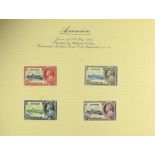 COLLECTIONS & ACCUMULATIONS 1935 SILVER JUBILEE OMNIBUS mint collection in a special F.G. album,