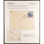 AUSTRALIA 1919 ROSS SMITH AIR COVER England to Australia Air Race, cover addressed to Sydney,