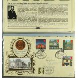 COLLECTIONS & ACCUMULATIONS AUTOGRAPHED FIRST DAY COVERS COLLECTION in four albums, many Benham
