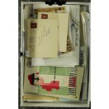 COLLECTIONS & ACCUMULATIONS AIRMAILS - THE IAN STENHOUSE BALANCE COLLECTION in a boxfile, with