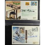 COLLECTIONS & ACCUMULATIONS R.A.F. CELEBRITY AUTOGRAPHED COVERS COLLECTION incl. Stanford-Tuck,