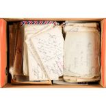 COLLECTIONS & ACCUMULATIONS MILITARY MAIL from WW1 incl. with letters, and WW2, plus later,