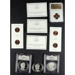 COINS - AMERICAN COMMEMORATIVE SILVER PROOF DOLLARS 3 2009 Abraham Lincoln Silver Proof Dollar